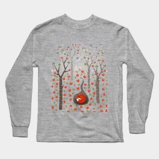 Sleeping Fox Long Sleeve T-Shirt